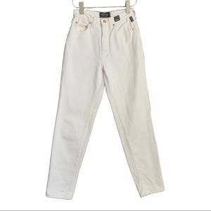 Vintage Versace Jeans Couture White Denim High Rise Jeans 25